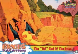 Pokemon The Tail End of the Race Card Pikachu's Vacation Charizard Topps - Image 1