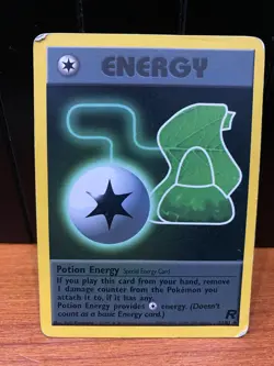 CARTA POKEMON POTION ENERGY 82/82 TEAM ROCKET 2000 NON COMUNE INGLESE - Image 1