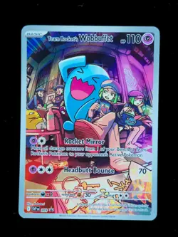Rocket's Wobbuffet 203 Pokemon Scarlet Violet Promo 2025 NM 🔥🔥🔥 - Image 1