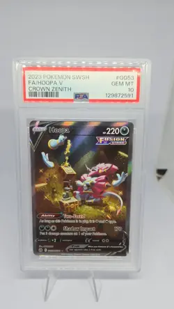 2023 Pokemon Crown Zenith Hoopa V Full Art #gg53 Sword & Shield PSA 10 Gem Mint - Image 1