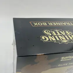 Pokemon TCG Shining Fates Elite Trainer Box factory sealed - black trainer box - Image 3