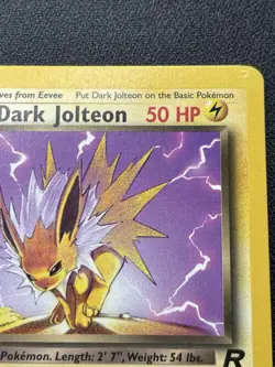 Pokemon Dark Jolteon 38/82 1st Edition Team Rocket Non-Holo NM / LP (#2) - Image 3