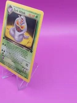 Pokemon Team Rocket Non-Holo 1st Edition Dark Arbok 19/82 - Image 2