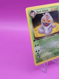 Pokemon Team Rocket Non-Holo 1st Edition Dark Arbok 19/82 - Image 3