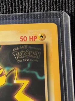 Pokemon TCG Pikachu Black Star Promo #4 WOTC 1999-2000 LP - Image 4