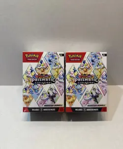 Pokemon TCG Prismatic Evolutions Booster Bundle Lot of 2 Factory Sealed New - Image 1