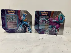 Pokemon TCG: Paradox Clash Tin Set of 2 - Iron Crown & Walking Wake - Sealed - Image 1