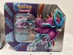 Pokemon TCG: Paradox Clash Tin Set of 2 - Iron Crown & Walking Wake - Sealed - Image 2