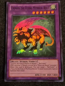 Chimera the Flying Mythical Beast - LCYW-EN052 - Super Rare - 1st Edition LP - Image 1