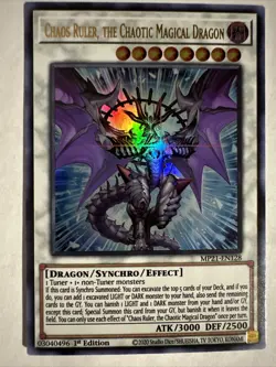 YUGIOH 2021 | CHAOS RULER THE CHAOTIC MAGICAL DRAGON | MP21-EN128 | 1ST | NM - Image 1