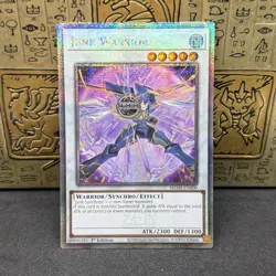 Yugioh Junk Warrior MZMI-EN000 Quarter Century Secret Rare 1st Edition NM - Image 1