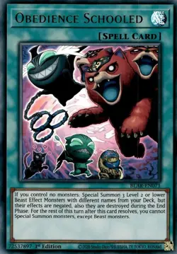 Yu-Gi-Oh! Obedience Schooled BLAR-EN071 Ultra Rare - Image 1