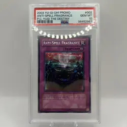 Yu-Gi-Oh! Anti-Spell Fragrance - PCY-002 - Prismatic Secret Rare PSA 10 GEM MINT - Image 1