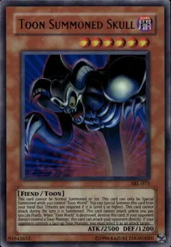 Toon Summoned Skull Unl Ed Ultra Rare SRL-073 Yu-Gi-Oh! - Image 1