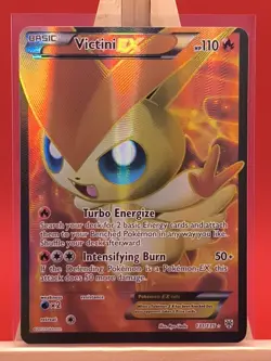 Victini EX 131/135 Plasma Storm Ultra Rare Full Art Holo Pokemon Card - Image 1