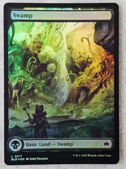 MTG Swamp (0271) FOIL - Bloomburrow (BLB) Magic Gathering Card LAND NM - Image 2