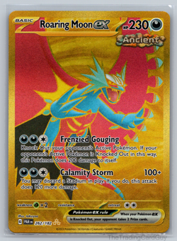 Roaring Moon ex 262/182 Hyper Rare Gold Paradox Rift - Pokemon Card TCG - NM - Image 1