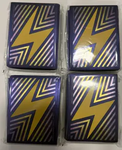 Lot of 4 pack of 65 (260) Pokemon Surging Sparks Card Sleeves Sealed - Image 1