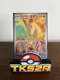 Rapidash 189/182 Illustration Rare - Pokemon Card TCG - SV: Destined Rivals - IR - Image 1