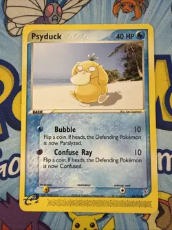 2004 Pokemon PSYDUCK Ex Team Magma vs Team Aqua E-READER Set Card 44/95 NM - Image 1
