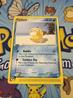 2004 Pokemon PSYDUCK Ex Team Magma vs Team Aqua E-READER Set Card 44/95 NM - Image 3