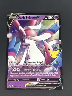 Dark Sylveon V SWSH134 SWSH: Sword & Shield Promo Cards Holo - Image 1