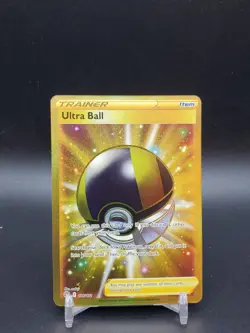 Ultra Ball 186/172 Brilliant Stars Gold Secret Rare NM Pokemon Card - Image 1
