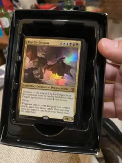 Draconic Domination UR-DRAGON PRE CON Commander Deck, Opened But In Box - Image 1