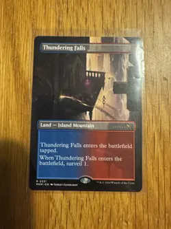 MTG Thundering Falls. Borderless. Murders at Karlov Manor - Image 1