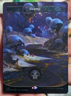 x1 Swamp (488) - Galaxy Foil C MTG Unfinity M/NM, English - Image 1