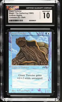 Giant Tortoise, Arabian Nights mtg. CGC 10 Gem Mint! - Image 1