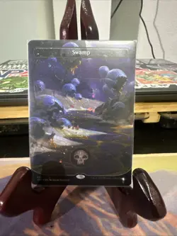 Swamp (488) (Borderless) (Galaxy Foil) Unfinity Foil - Image 1