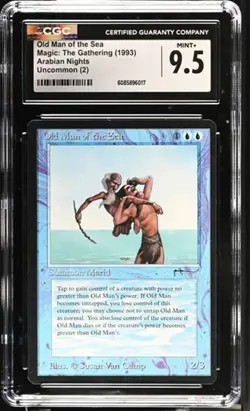Old Man of the Sea, Arabian Nights Mtg. CGC 9.5 Mint+! - Image 1