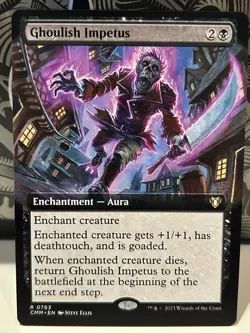Ghoulish Impetus Extended Commander Masters LP MTG CMM - Image 1