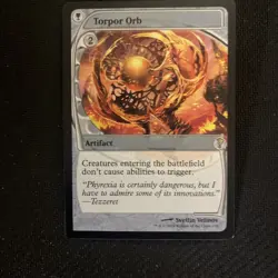 MTG - Torpor Orb - Future Sight Frame - MB2 - Magic the Gathering - Image 1