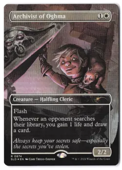 Archivist of Oghma (Rainbow Foil) 874 SLD MTG NM Foil - Image 1