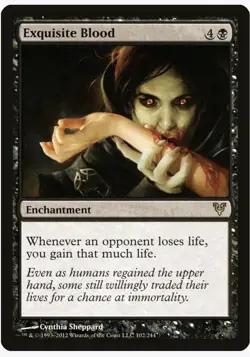 MTG: Exquisite Blood | Avacyn Restored | Rare | NM | Enchantment - Image 1
