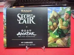 MTG Secret Lair x Avatar: The Last Airbender: My Cabbages! Rainbow FOIL Sealed - Image 1