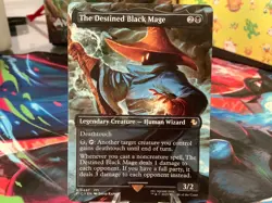 MTG: Final Fantasy Commander: Borderless The Destined Black Mage: Non Foil - Image 1