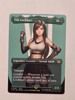 Tifa Lockhart R0391 Regular (Borderless) Final Fantasy Magic the Gathering NM - Image 1