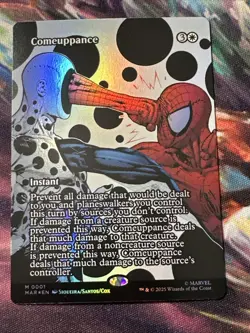 Comeuppance - Borderless FOIL - Spider-Man #1 Mythic, NM - Image 1