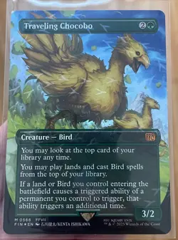Traveling Chocobo (Borderless) (Chocobo Track Foil) Final Fantasy Foil Single - Image 1