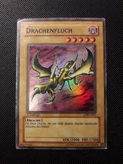 Yu-Gi-Oh! Drachenfluch, LOB-G053, Super Rare, 1. Auflage, Deutsch, Heavy Played - Image 1