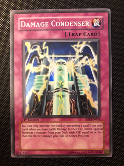 Yu-Gi-Oh! Damage Condenser, SOI-EN052, Super Rare, 1. Edition, Englisch, NM - Image 1