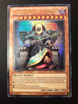 Yu-Gi-Oh! Grabwachters Orakel, LVAL-DE034, UR; 1. Auflage, Deutsch, Excellent - Image 1
