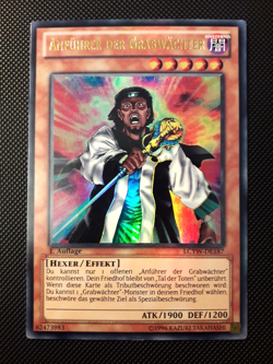 Yu-Gi-Oh! Anfuhrer der Grabwachter, LCYW-DE187, UR, 1. Auflage, Deutsch, EX+ - Image 1