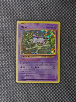 Pokemon TCG Mew 53/108 Rare Holo XY Evolution Card Basic Mid Era 151 Psychic - Image 1