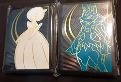 Gardevoir & Lucario Mega Evolution ETB Card Sleeves 130 Ct Pokemon Sealed - Image 1
