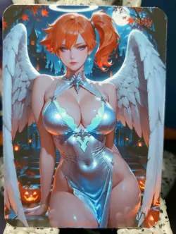 1/1 Only 1 Made Misty Angel Pokemon Halloween NSFW Lonestar Customs Waifu Card - Image 1