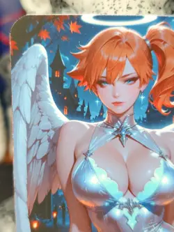 1/1 Only 1 Made Misty Angel Pokemon Halloween NSFW Lonestar Customs Waifu Card - Image 2